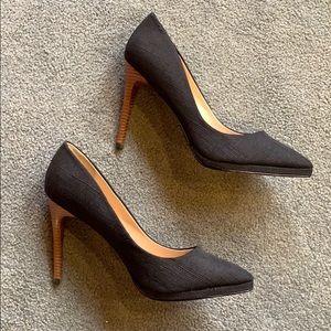 Charles David Navy Blue Heels